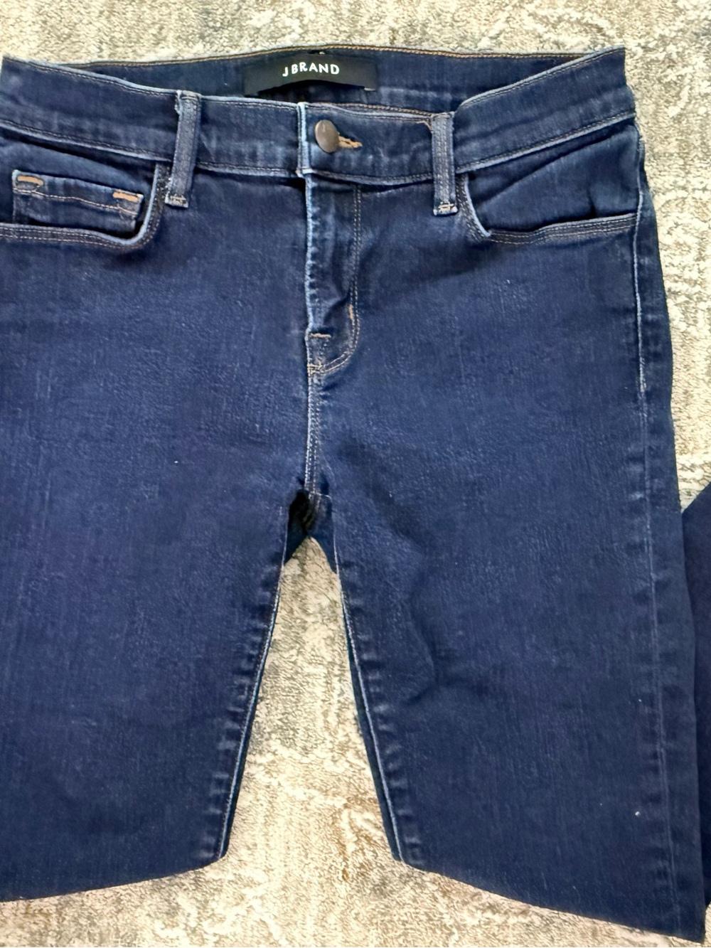 J Brand Skinny Jeans in Deep Indigo Blue